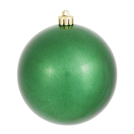 4.75 In. Candy Ball Drilled, Green - 4 Bag